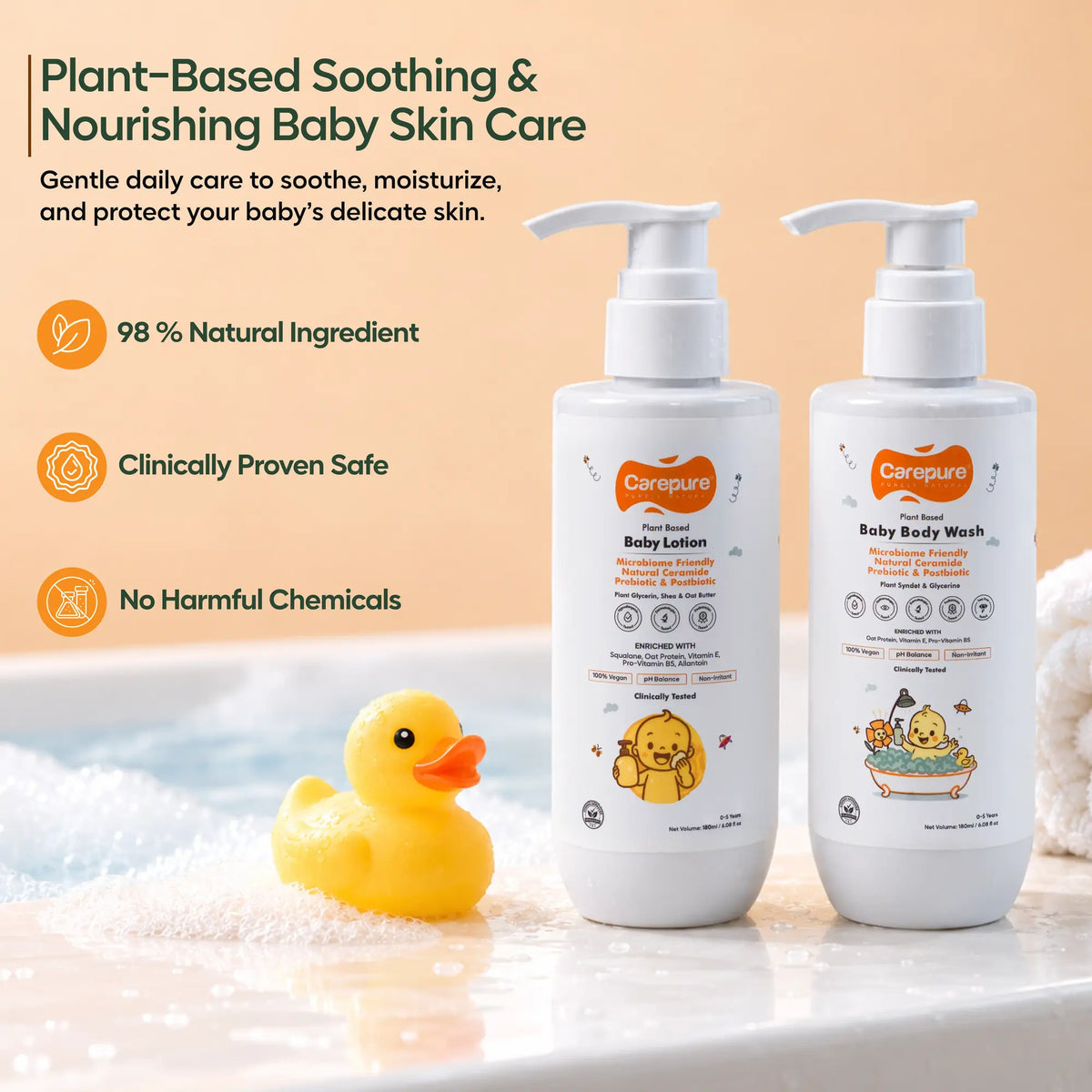 Skin Hydrating Combo Baby Bodywash + Baby Lotion