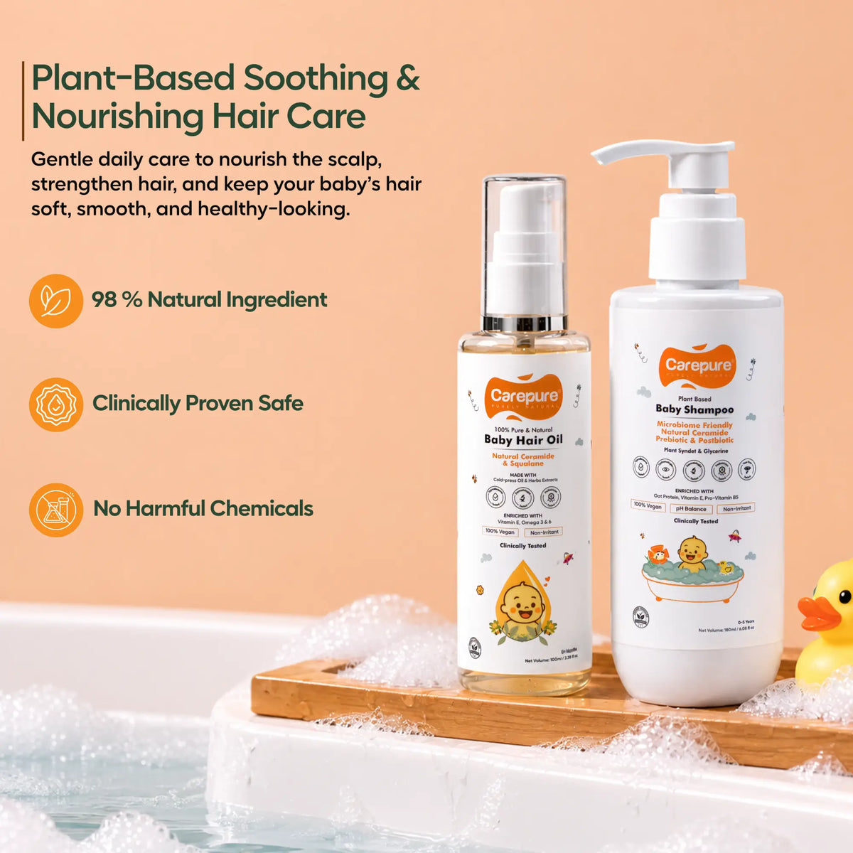 Scalp & Hair Care Combo Baby Shampoo + Baby Hair Oil