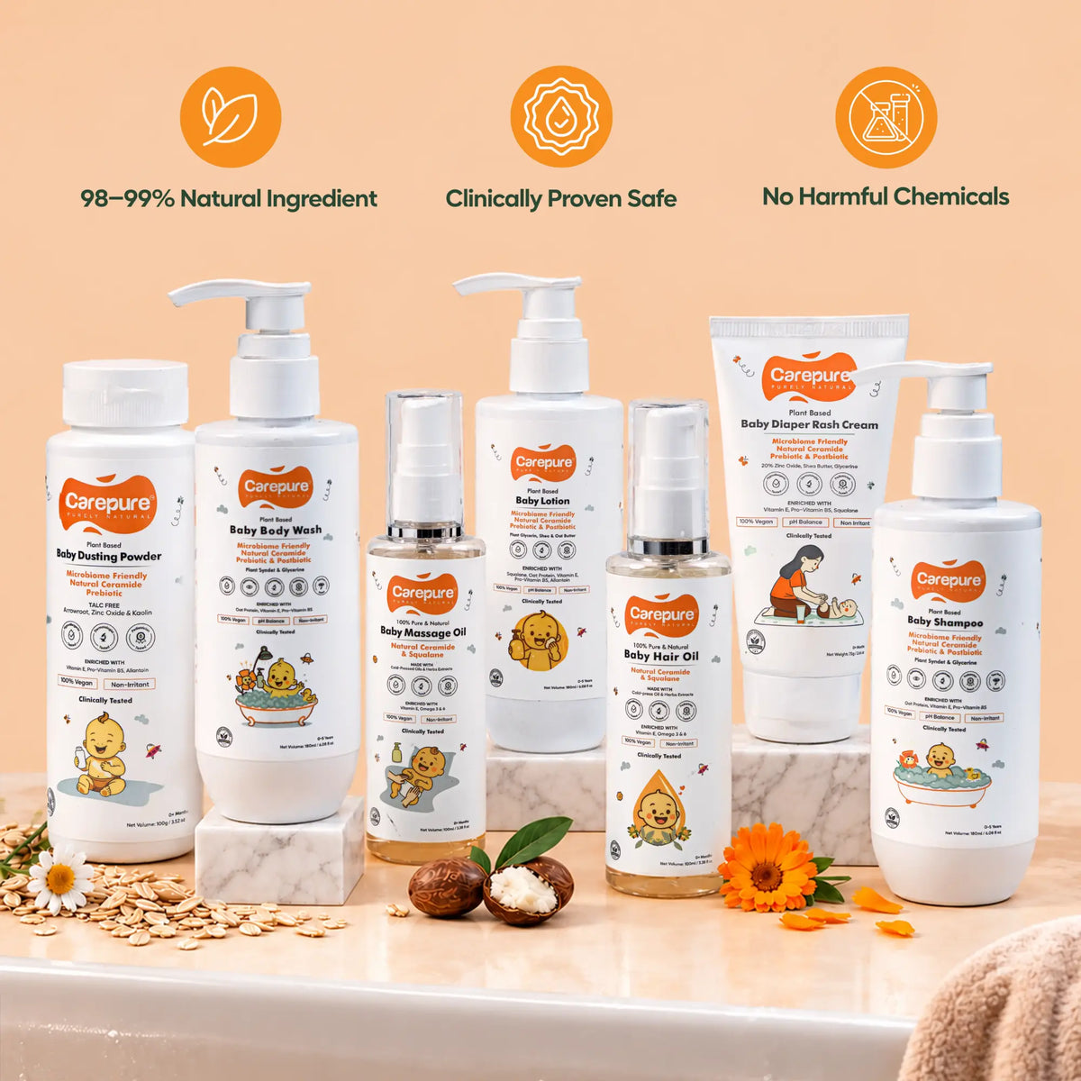 Complete Baby Care Combo All 7 Products