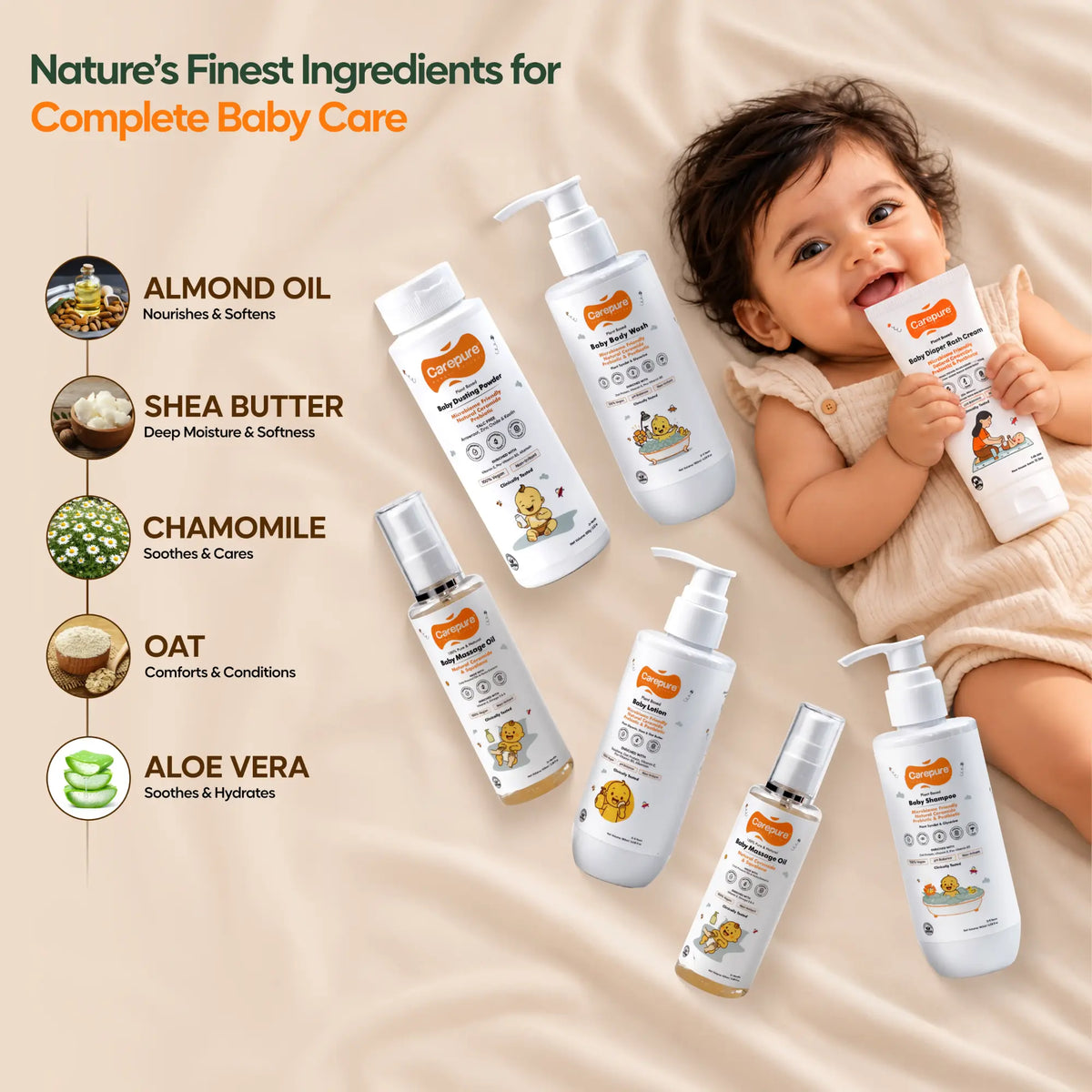 Complete Baby Care Combo All 7 Products