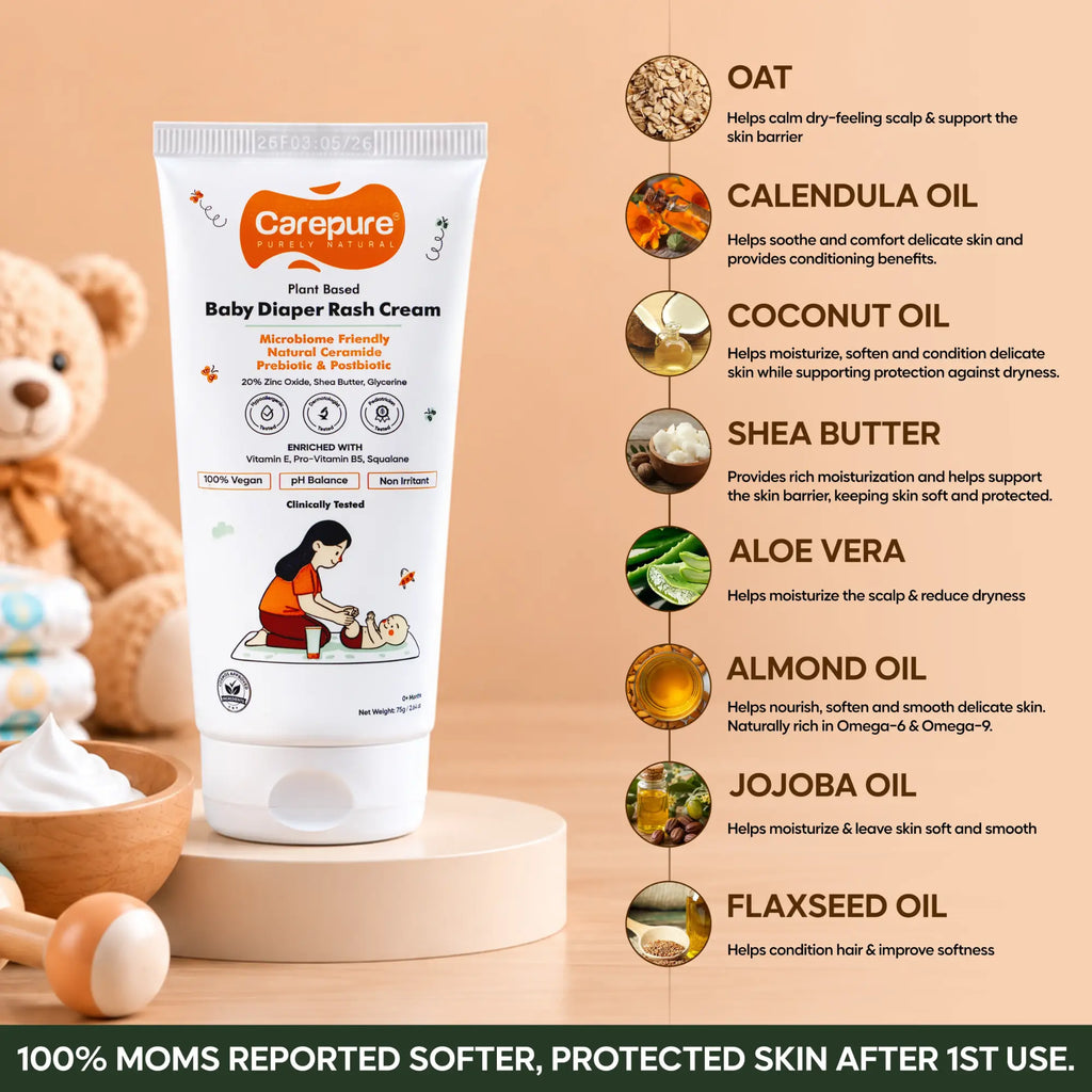 Plant Based Soothing Baby Diaper Rash Cream