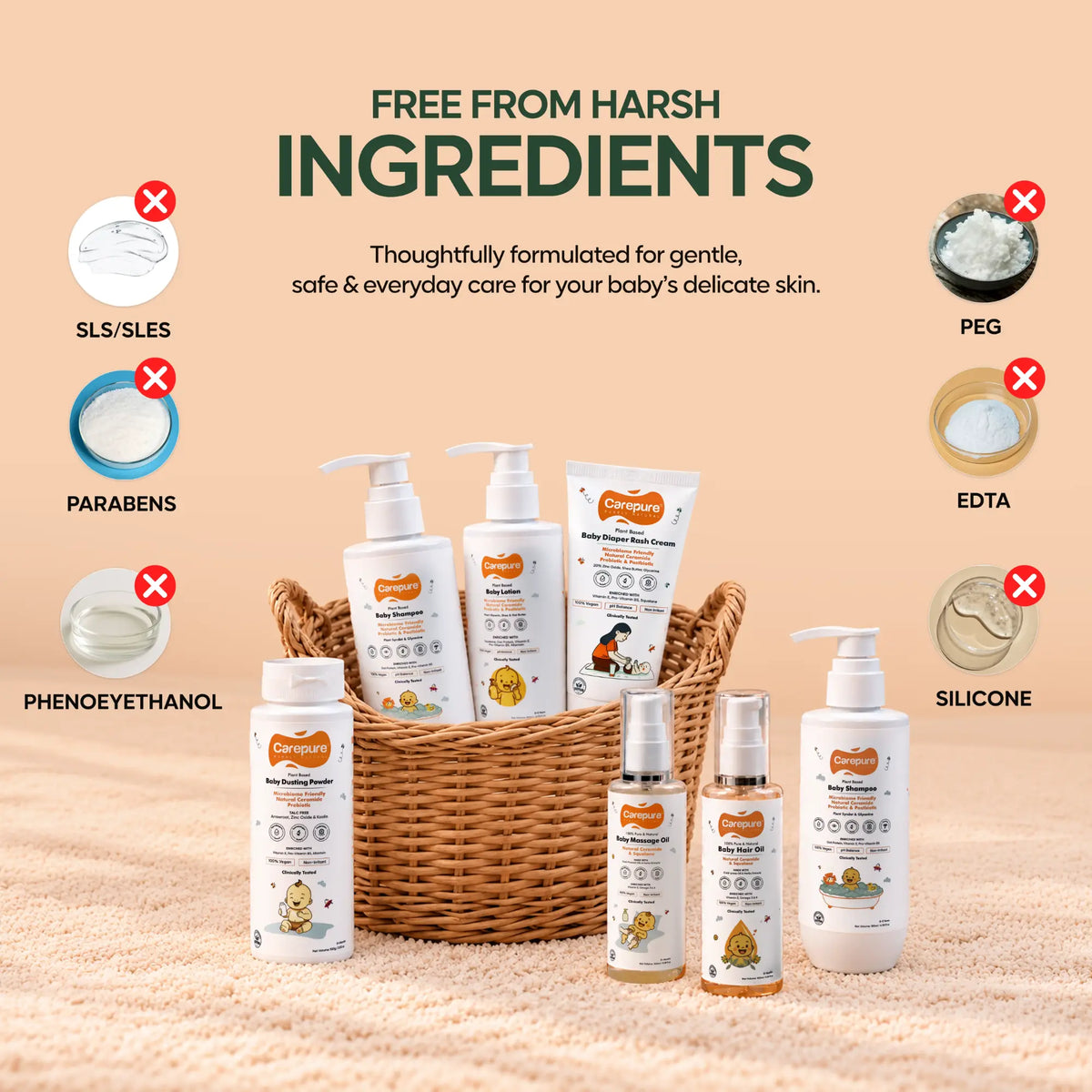 Complete Baby Care Combo All 7 Products