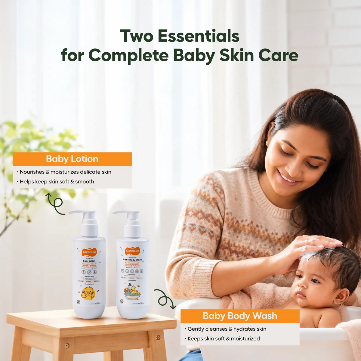 Skin Hydrating Combo Baby Bodywash + Baby Lotion