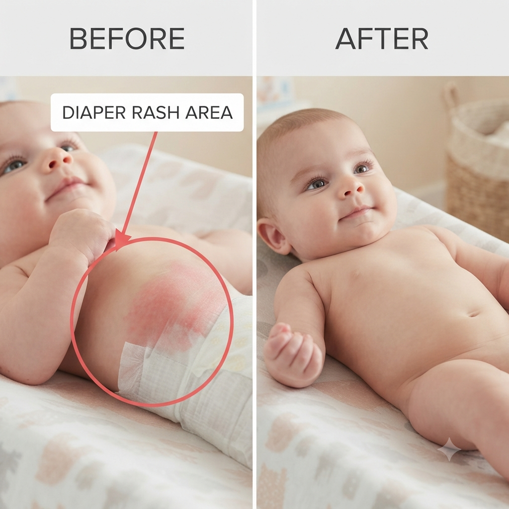 Plant Based Soothing Baby Diaper Rash Cream