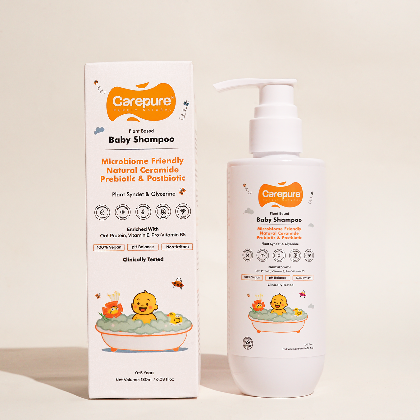 Carepure Baby Shampoo (180 ml)