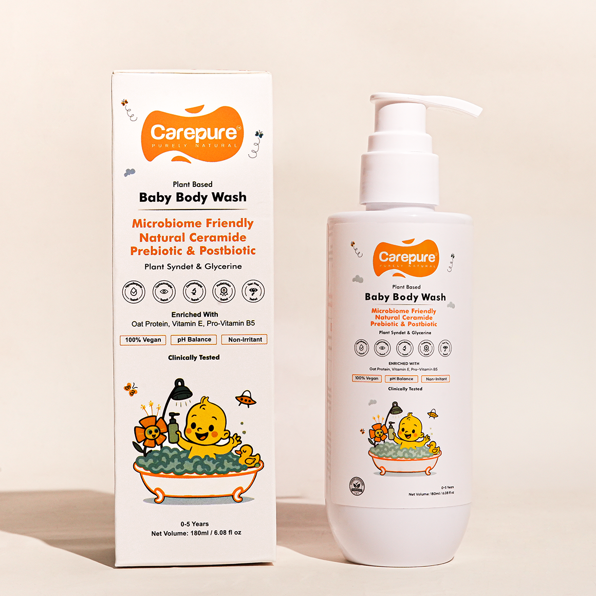 Carepure Baby Body Wash (180ml)