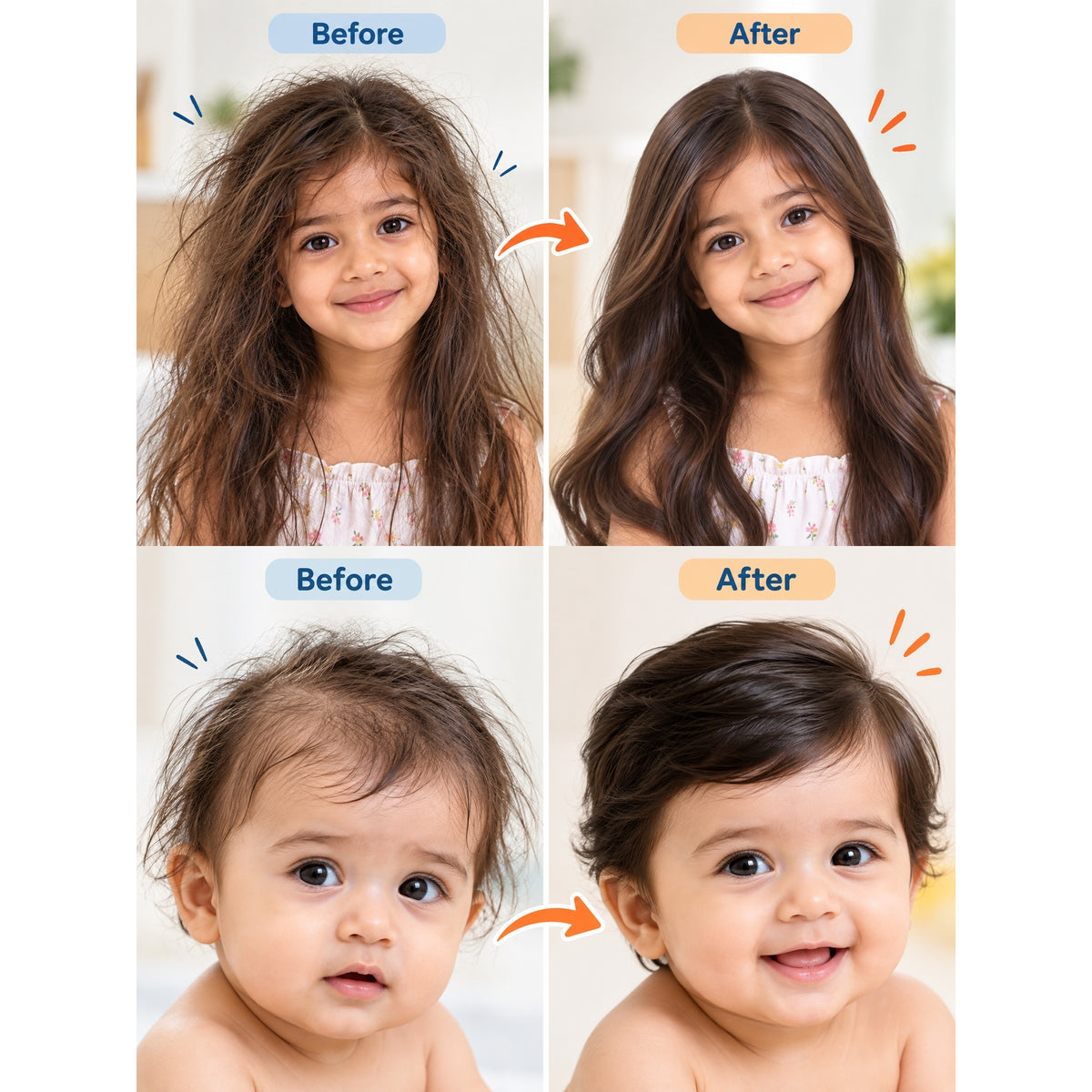 Pure Cold-Pressed Baby Hair Oil With Ceramide & Squalane