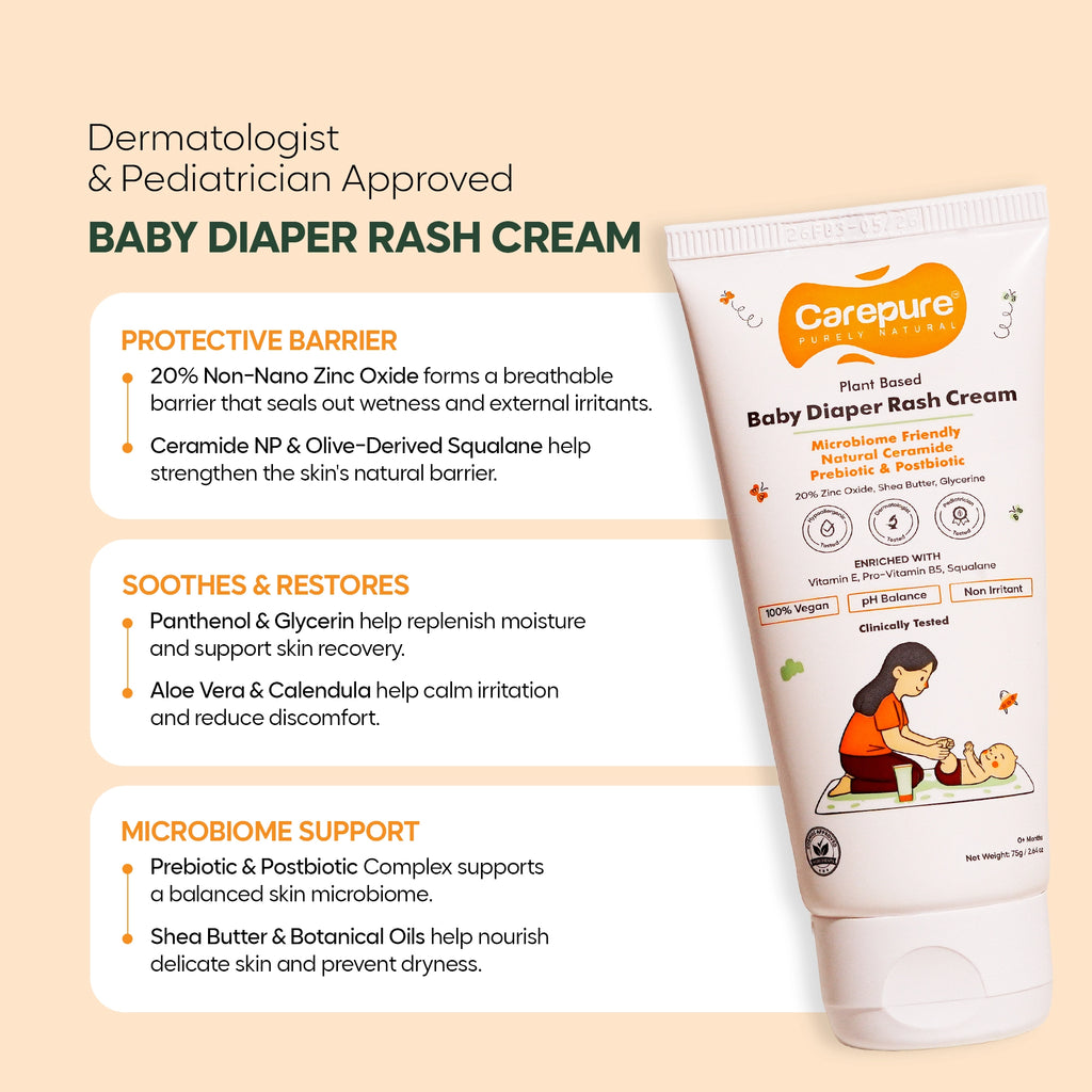Plant Based Soothing Baby Diaper Rash Cream