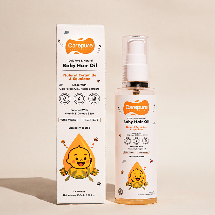 Scalp Nourishing Cold-Pressed Baby Hair Oil