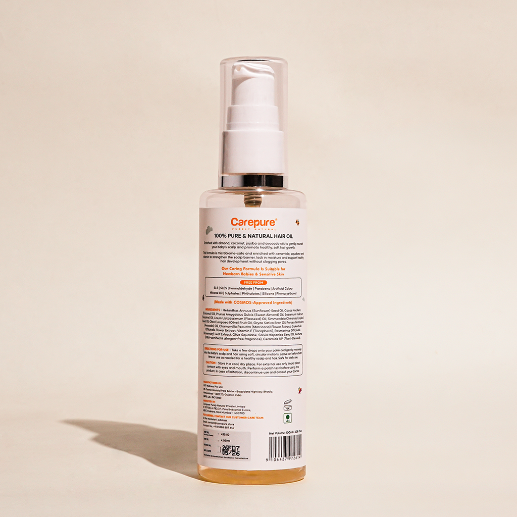Scalp Nourishing Cold-Pressed Baby Hair Oil