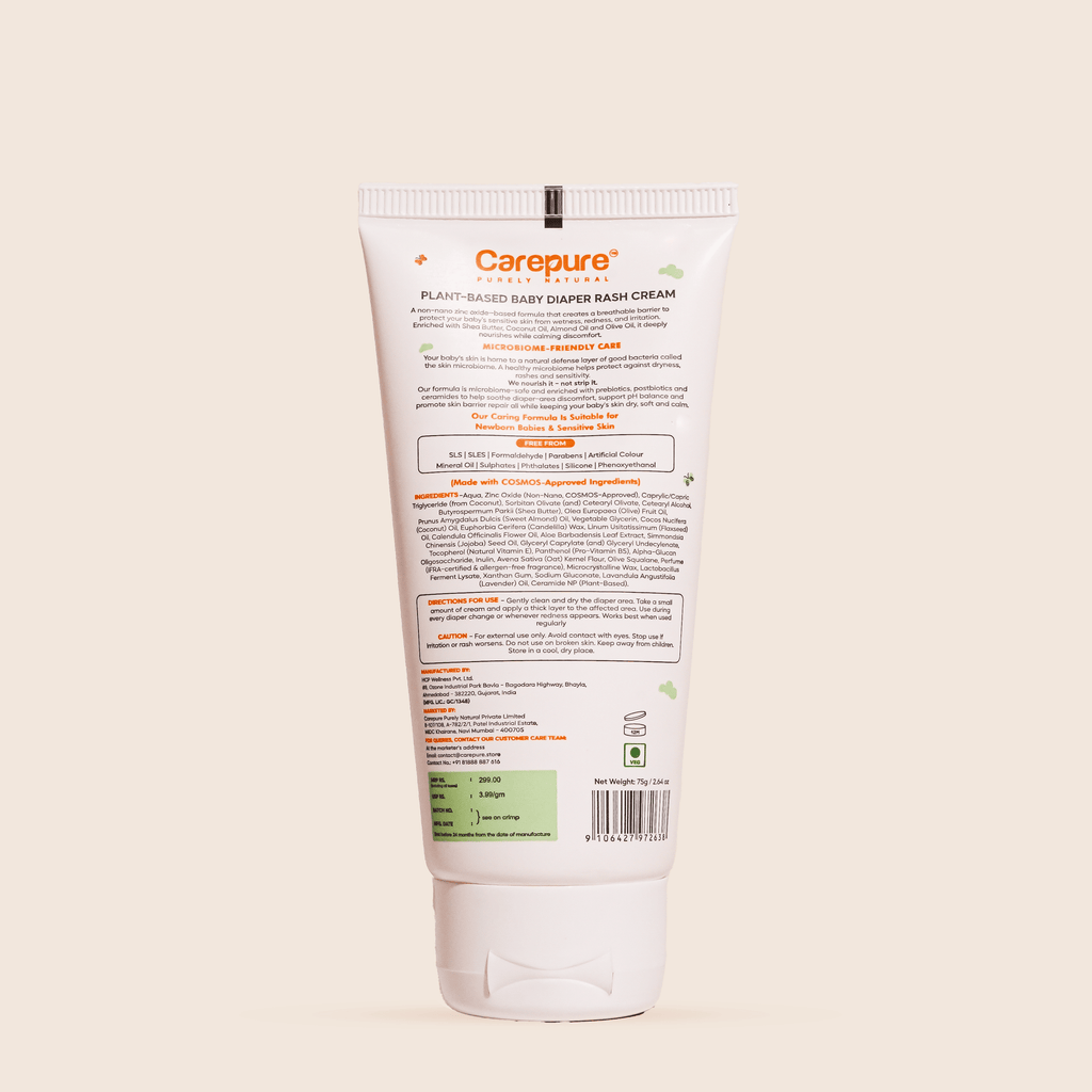 Carepure Baby Diaper Rash Cream (75 g)