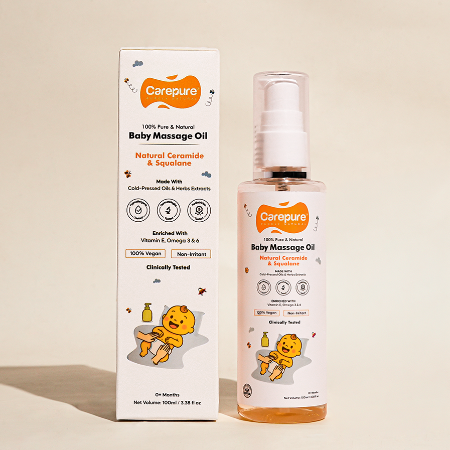 Pure Cold-Pressed Nourishing & Strengthening Baby Massage Oil