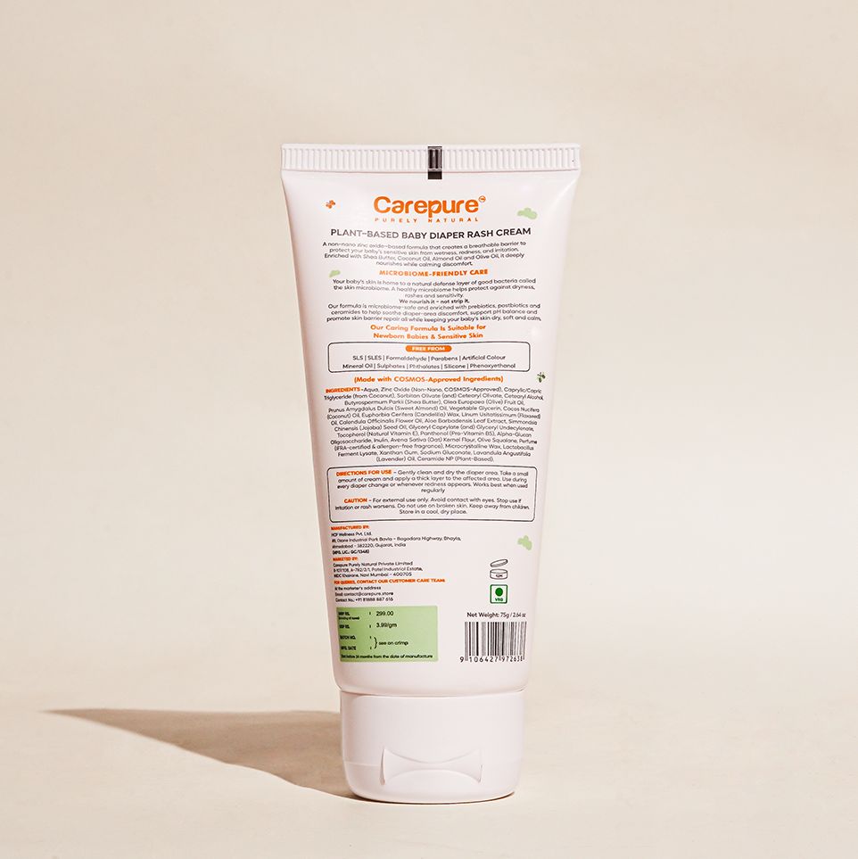 Plant Based Soothing Baby Diaper Rash Cream